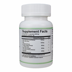 SAW PALMETTO, BETA SITOSTEROL, Healthy Prostate Supplement 120 Capsules Virility