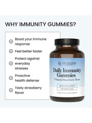 The Wellness Company Daily Immunity Gummies Strawberry Flavor 120 Ct 9/27