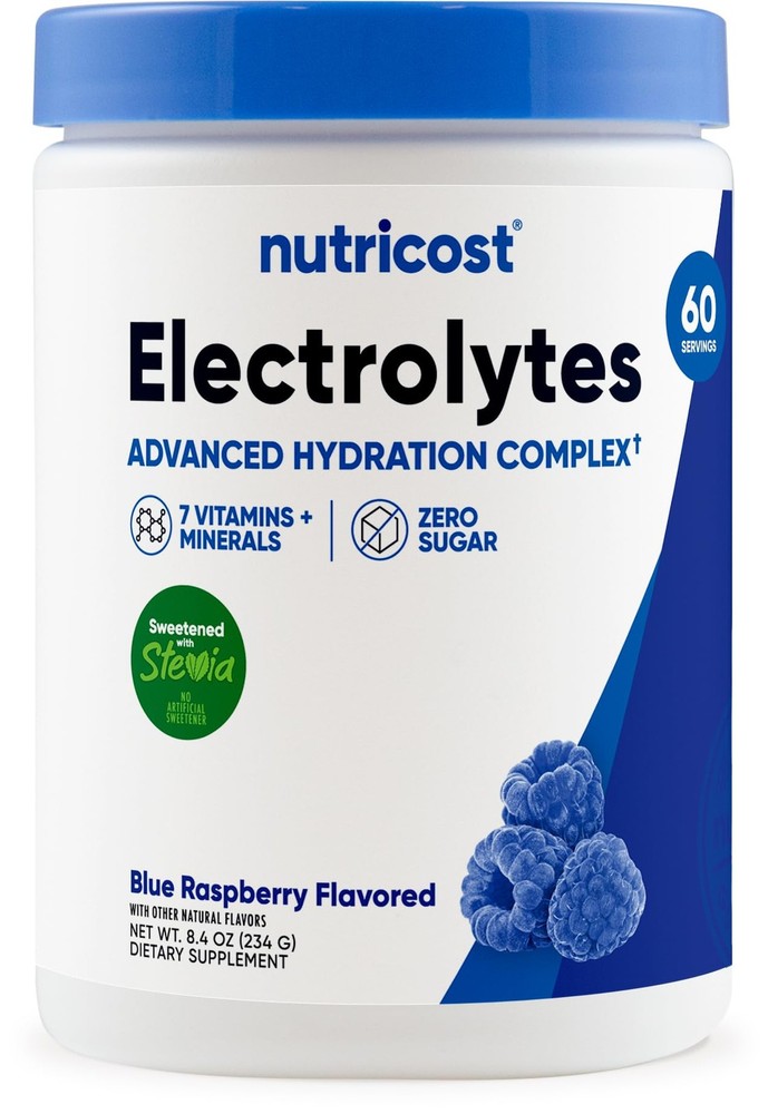Nutricost Electrolyte Complex Powder (60 8.4 Ounce (Pack of 1), Multicolor