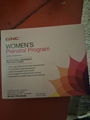 GNC Women Prenatal Multivitamin Program 30-Day 120ct Folic Acid DHA Iron