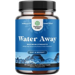 Water Away Pills Maximum Strength – Herbal Diuretic Pills for Water Retention