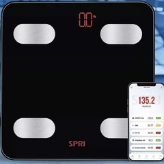 Digital Bathroom Scales 400lb Body Weight Weighing Scale LCD Electronic Clear US