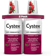 2X Crystex Urinary Infection Support & Prevention – Cranberry Prebiotic 7.6 Oz