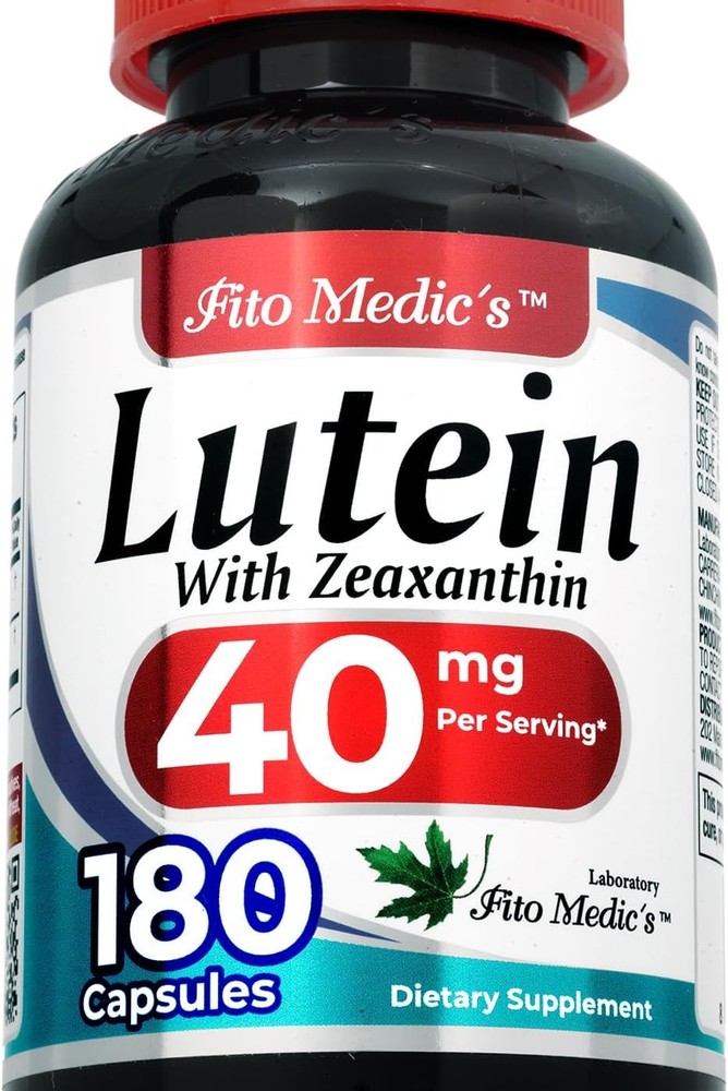 FITO MEDIC’S Lab | Lutein |180 Capsules |40 mg| Lutein 40mg | Lutein and zeaxant