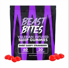 Beast bites VALERIAN INFUSED SLEEP GUMMIES