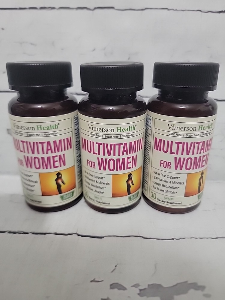 Vimerson Health Multivitamin For Women Dietary Supplement Lot 3