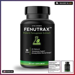 FenuTrax™ Fenugreek Extract 1 Months Supply – Stronger Than Testofen – High-Pote