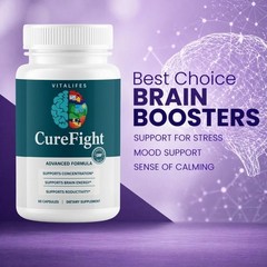 (1 pack) Cure Fight for Memory – CureFight Brain Health Supplement 60ct