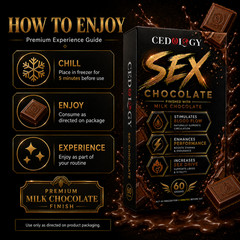 Cedulogy Herbal Wellness Chocolate for Men Milk Chocolate 60g Premium Formula