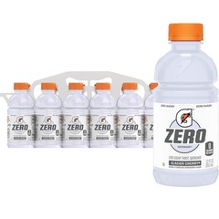 Gatorade G Zero Thirst Quencher, Glacier Cherry, 12 12 Fl Oz (Pack of 12)