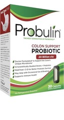 Probulin Colon Support Probiotic | Gut Health & Bloating Relief | 20B CFU |30 Ct