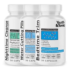 Sculpt Lean Cleanse 3 x Diet Pills w/Bedtime Trim & Water Weight Away & 15 Day C