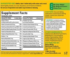 Nature Made Multivitamin Tablets with Vitamin D3 and Iron 130 Count
