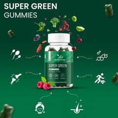 Ved Super Green Gummies – 60 Vegan Multivitamin Gummies.