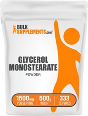 BulkSupplements Glycerol Monostearate Powder – 1500 mg Per Serving