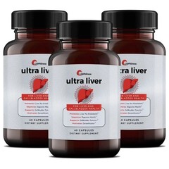 3 Pack UpWellness Ultra Liver Formula | Supports Liver & Gallbladder Health