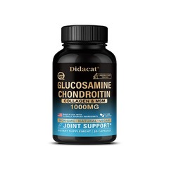 1000mg Glucosamine Chondroitin&MSM Collagen,Joint Support Supplement 30/60/120CT