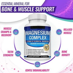1~5x Magnesium 8 in 1 Complex 1000mg & Blood Sugar Blend Supplement Combo