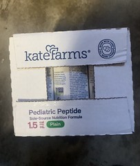 24 Count Of Kate Farms Pediatric Peptide 1.5 PLAIN Formula (2 cases)