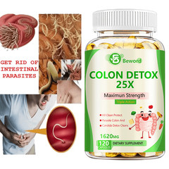 1-3PCS Anti-Parasite & Candida Cleanse Supplement Body Colon Detox 120 Caps