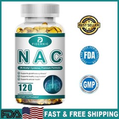 N-Acetyl Cysteine (NAC) 600mg, 120 Vegan Capsules – Non-GMO & Gluten Free