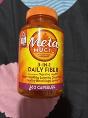 Metamucil Psyllium Fiber Supplement – 160 Capsules