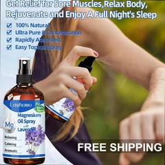 Aceite de Magnesio Spray para Pies Sueño y Relax Muscular con Lavanda 200ml