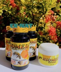 3 BIOMED Caps + 1 Cream Anti-Inflammatory Bee Arthritis Muscular Therapy Vital