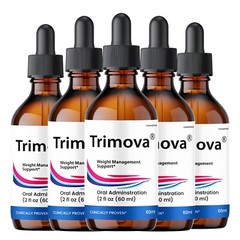 Trimova Drops, All Natural Formula, Overall Wellness & Energy (5 pack)