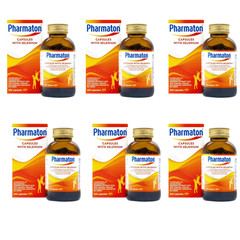 6 X 100s Pharmaton Capsules With Ginseng Extract And Selenium Energy Booster