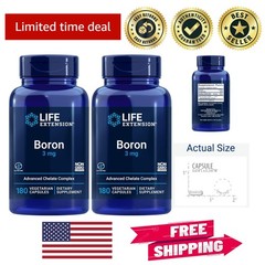 360 Count Boron 3mg Capsules – Enhanced with Riboflavin for Optimal Health