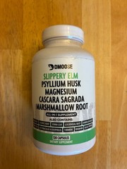 DMoose Slippery Elm Complex – All-in-One Supplement for Gut Wellness, 120 caps