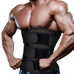Men’s Sweat Sauna Waist Trainer Neoprene Corset Cincher Weight Loss Body Shaper
