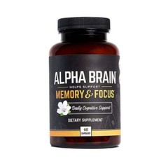 Brain Alpha Memory And Focus 60 Capsules Supplement For Men & Women