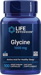 Life Extension Glycine, 1000 mg, Amino Acid, 100 Capsules