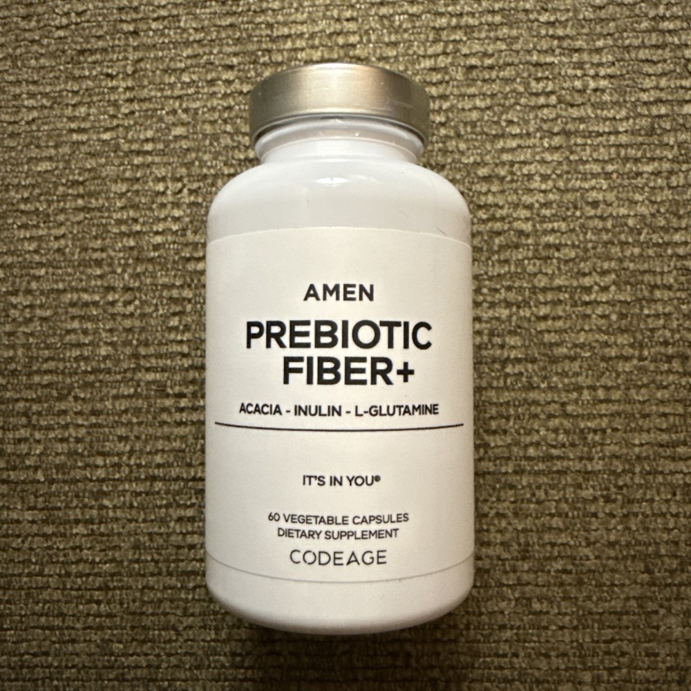 Amen Prebiotic Fiber Supplement – Organic Acacia Chicory Inulin Fiber SEALED NEW