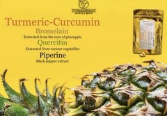 Biomeric Turmeric Curcumin Quercetin Capsules 120 750mg Anti-Inflammatory