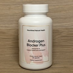 Nourished Natural Health Androgen Blocker Plus 60ct EXP 10/2026 NEW SEALED
