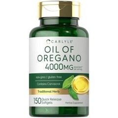 Carlyle Oregano Oil 4000mg Softgels Carvacrol Immune Digest Support Non-GMO