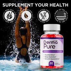 (2 Pack) Derma Pure ACV Gummys 1000MG Advanced DermaPure Supplement 120 Gummies