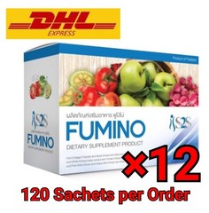 120X FUMINO S2S Collagen Detox Apple Fiber Belly Burn Bright Natural Drink New