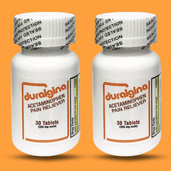 Menper Duralgina Acetaminophen – 30 Tablets (2-Pack)