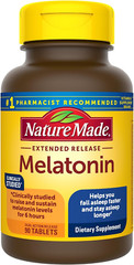 Nature Made Melatonin 4mg Extended Release Tablets 100% Drug Free Sleep Aid 90ct