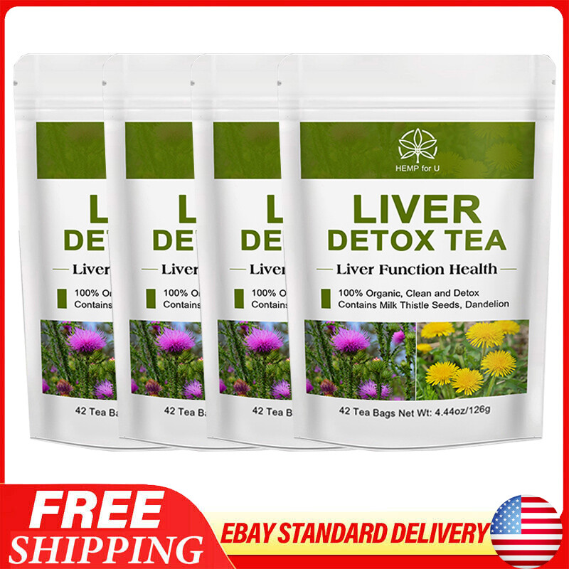 42 Tea Bags Liver,Kidney & Pancrea Herbal Compound Detox & Cleanse Herbal Tea US