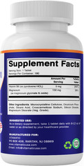 2- Pack- Vitamatic Magnesium Glycinate 500mg per Tablet – 180 Vegetarian Tablets