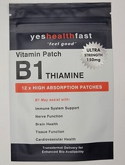 B1 Thiamine 150mg Ultra Strength – Transdermal Vitamin Patches
