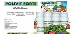Polivit Forte Multivitaminic Suplemento Dietetico Vitamins B1, 2, 6,… 100 Tab