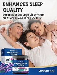 Venture Pal Magnesium Lotion Topical Magnesium Cream for Sleep Leg Cramps & P…