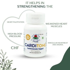 Carditone Natural Care Heart Health 100% Natural support Heart Health 2X60 Caps