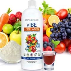 Eniva VIBE + COLLAGEN Superfoods Liquid Multivitamin 32 fl oz